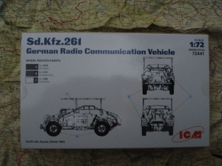 ICM72441  Sd.Kfz.261 German Radio Communication Vehicle